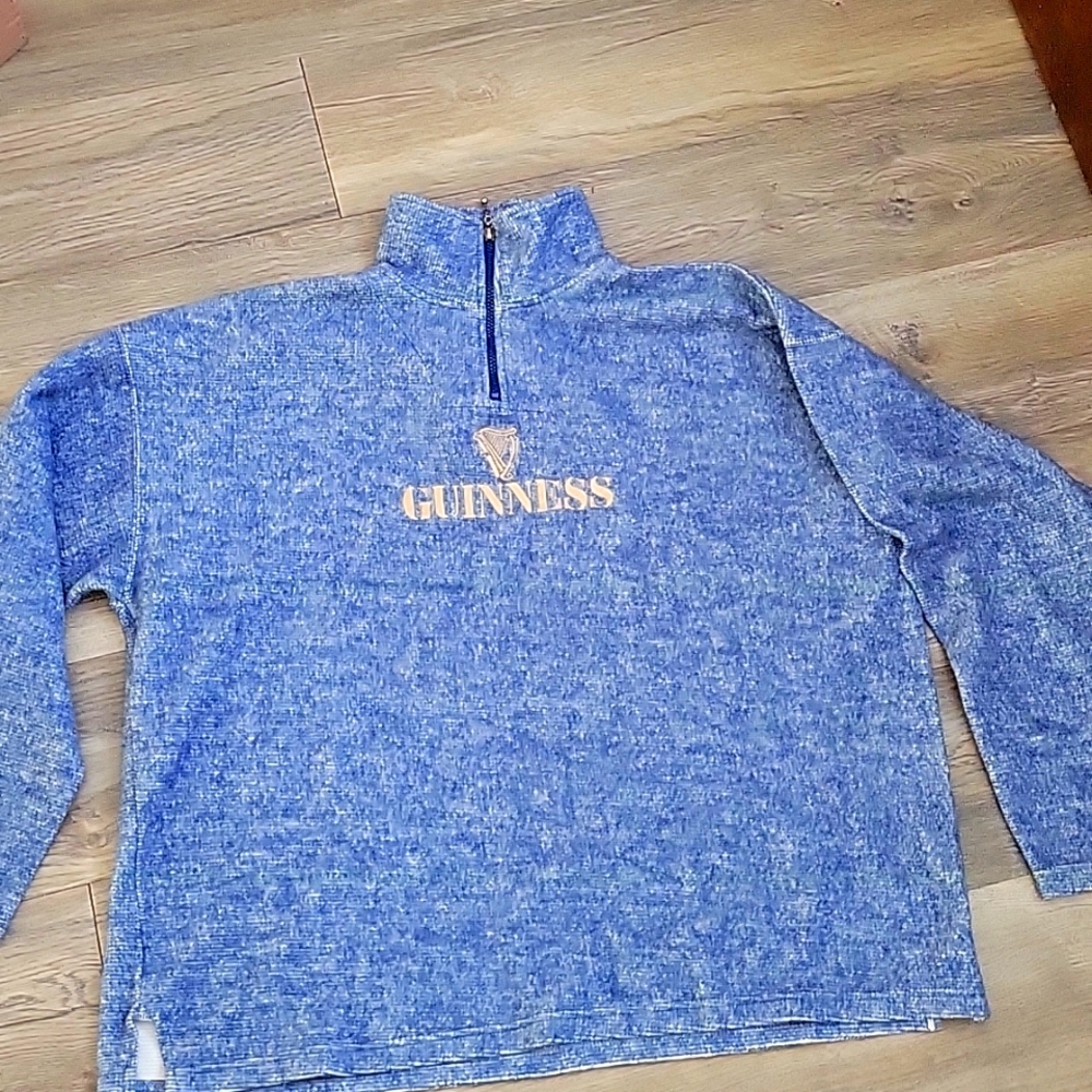 Blue Guiness pull over